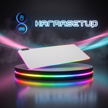 LED Mousepad RGB White Lux