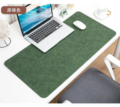 Desk Pad Waterproof PU Mouse Pad Desk Mat Protective Cover Large Mousepad Computer Laptop Non-Slip Easy to Clean Keyboard Mats